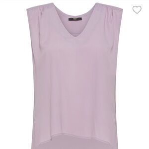 SEVENTY light purple U neck top, size 42